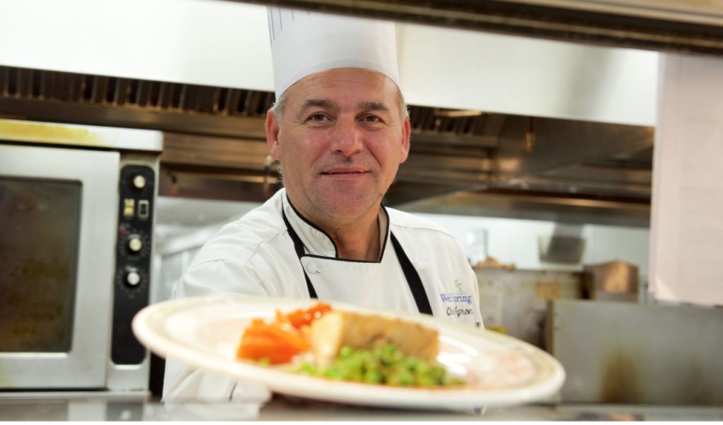 Photo of Chef Agron Ramadani at Well-Spring Community